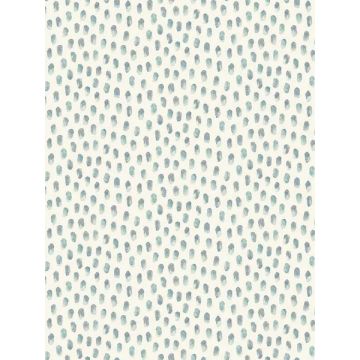 Sand Drips Painted Dots Aqua Wallpaper