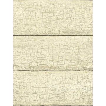 Morgan Distressed Wood Wheat Wallpaper