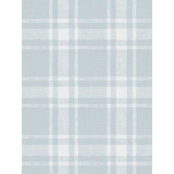 Antoine Flannel Sky Blue Wallpaper