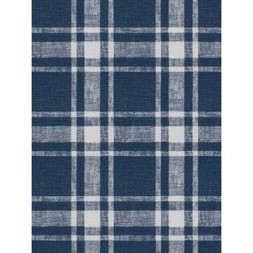 Antoine Flannel Dark Blue Wallpaper