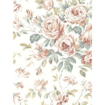 Manon Stitch Blush Wallpaper