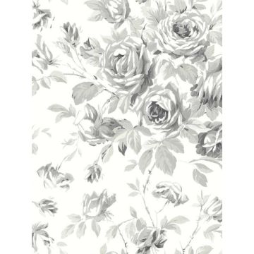 Manon Stitch Charcoal Wallpaper