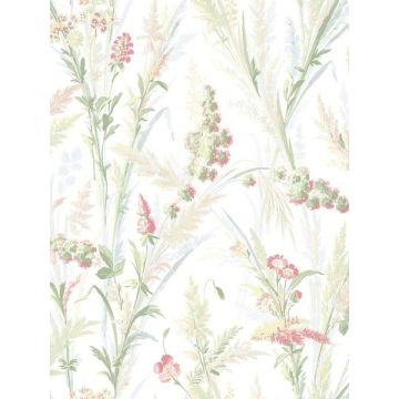 Hillaire Meadow Green Wallpaper