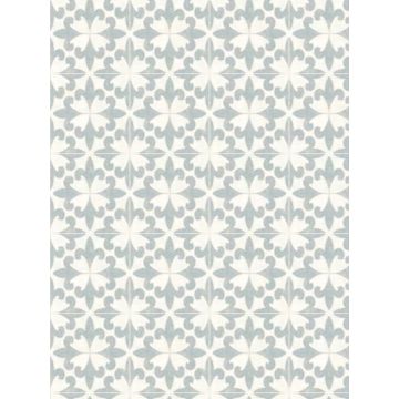 Remy Fleur Tile Teal Wallpaper