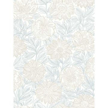 Faustin Floral Neutral Wallpaper