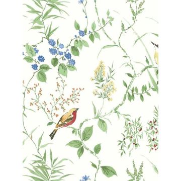 Imperial Garden Botanical Green Wallpaper