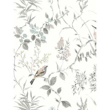 Imperial Garden Botanical Neutral Wallpaper
