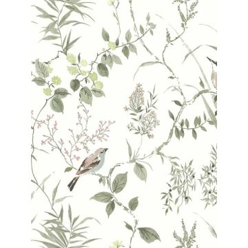 Imperial Garden Botanical Moss Wallpaper