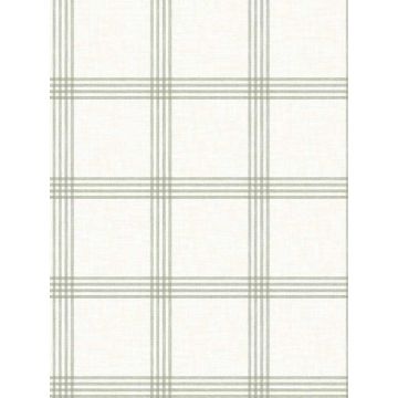 Twain Plaid Green Wallpaper