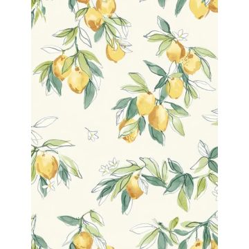Lemonade Citrus Yellow Wallpaper