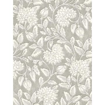 Vadouvan Jacobean Trail Grey Wallpaper