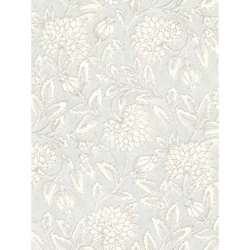 Vadouvan Jacobean Trail Light Blue Wallpaper