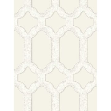Chervil Trellis Cream Wallpaper