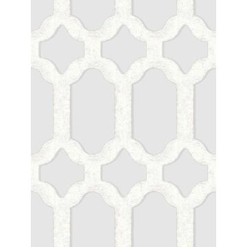 Chervil Trellis Sky Blue Wallpaper