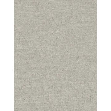 Chambray Fabric Weave Grey Wallpaper