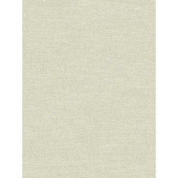 Chambray Fabric Weave Sage Wallpaper