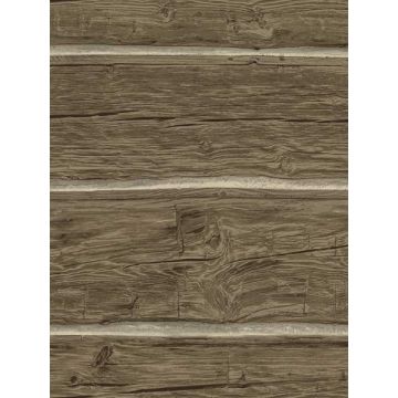 Lodgepole Dark Brown Wallpaper