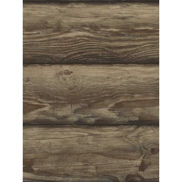 Bunkhouse Mahogany Wallpaper