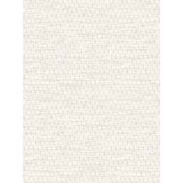 Plaited Grass White Wallpaper