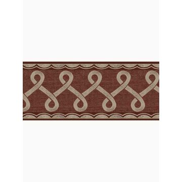 Scalloped Ribbon Red Border