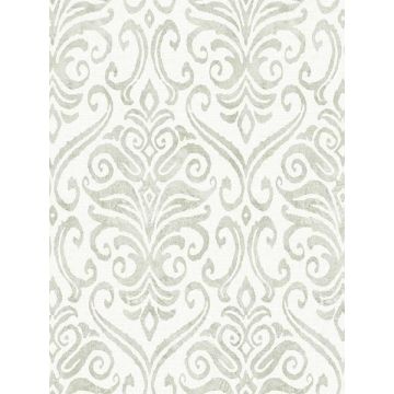 Adavu Damask Sage Wallpaper