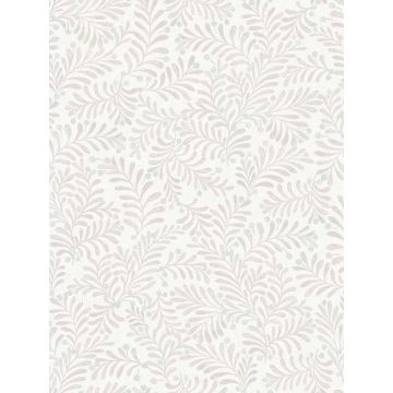 Chrysantha Berry Branches Light Grey Wallpaper