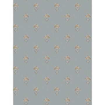 Surdiva Floral Fan Denim Wallpaper