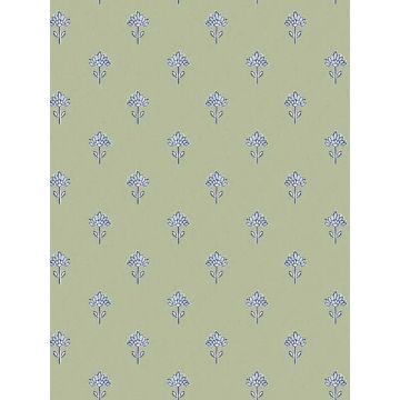 Surdiva Floral Fan Green Wallpaper