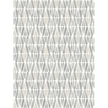 Nabi Geometric Charcoal Wallpaper
