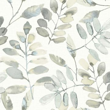 Pinnate Grey Wallpaper