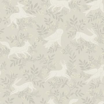 Revelry Taupe Wallpaper