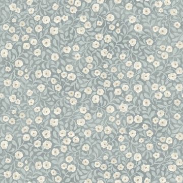 Poppy Trail Light Blue Wallpaper