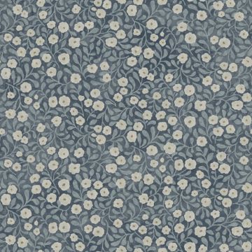Poppy Trail Dark Blue Wallpaper