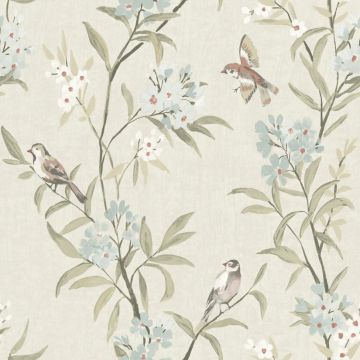 Tea Olive Beige Wallpaper