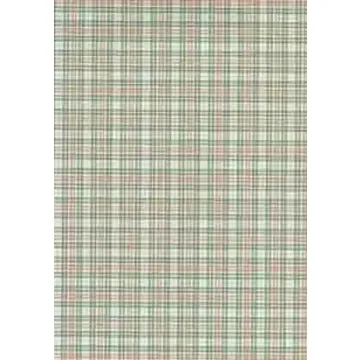 Green Tan and Beige Plaid Wallpaper FD58507