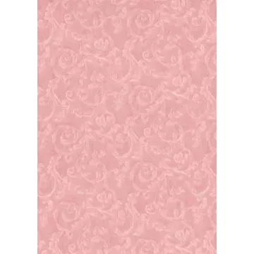 Orleans Pink Scrolling Trail
