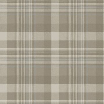 Dutton Plaid Light Brown Wallpaper