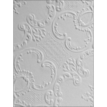 Alfred Paintable Supaglypta White Wallpaper