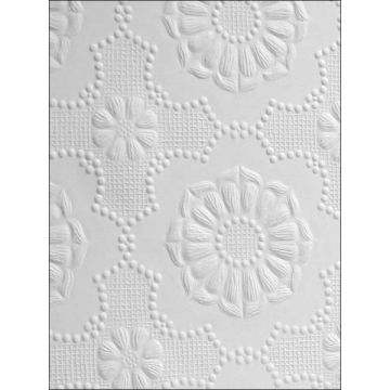 Alexander Paintable Supaglypta White Wallpaper