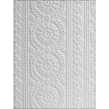 Townsend Paintable Anaglytpa Original White Wallpaper