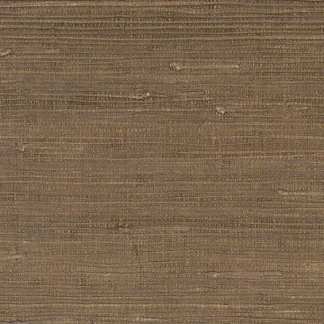 488-421 Extra Fine Raw Jute with Pearl Wallpaper Brown, Decorator Grasscloth II Norwall Wallcovering