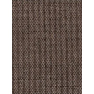 Pearl Coated Paper Weave Brown Metallic Wallpaper