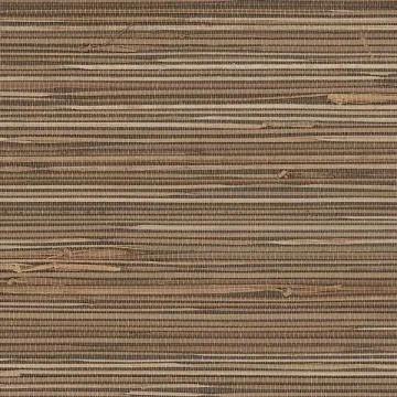 488-436 Regular Buddle Wallpaper Brown, Cream, Black Decorator Grasscloth II Norwall Wallcovering