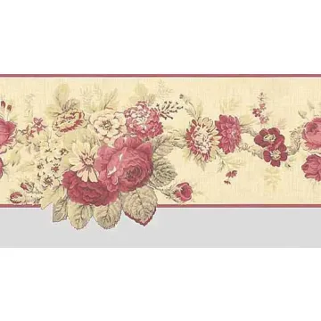 Norfolk Rose Wallpaper Border 570860B
