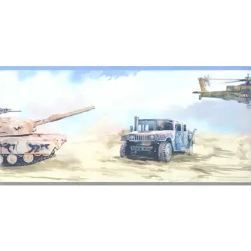 Army Tank Wallpaper Border