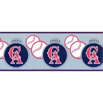California Angels Baseball Logo Wallpaper Border