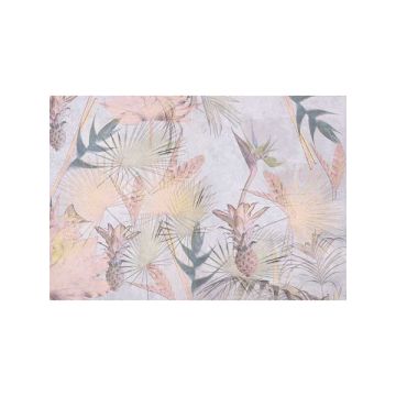 Tropical Concrete 8 Panel Pink Mural