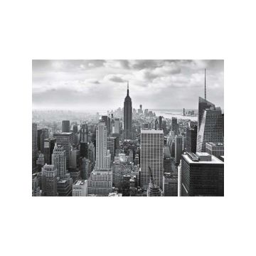 NYC 8 Panel Black and White Mural