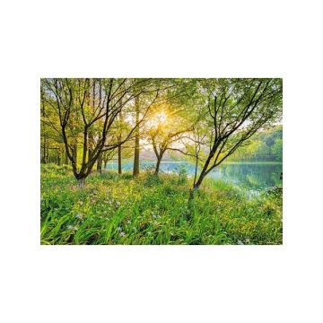 Spring Lake 8 Panel Green Mural