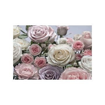 Floraison 8 Panel Pink Mural